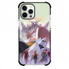 Getter Robo Case For iPhone Samsung Galaxy Pixel OnePlus Vivo Xiaomi Asus Sony Motorola Nokia - Characters Side Portrait Sky Background