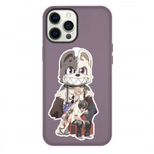 Gleipnir Shuichi Kagaya Case For iPhone Samsung Galaxy Pixel OnePlus Vivo Xiaomi Asus Sony Motorola Nokia - Shuichi Kagaya & Clair Aoki Sitting Sticker Art