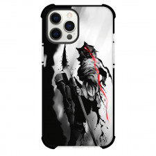 Goblin Slayer Phone Case For iPhone Samsung Galaxy Pixel OnePlus Vivo Xiaomi Asus Sony Motorola Nokia - Goblin Slayer Black Painting Art with Grey Background