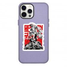 Goblin Slayer Phone Case For iPhone Samsung Galaxy Pixel OnePlus Vivo Xiaomi Asus Sony Motorola Nokia - Goblin Slayer Portrait Sticker with Red Background