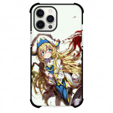 Goblin Slayer Priestess Phone Case For iPhone Samsung Galaxy Pixel OnePlus Vivo Xiaomi Asus Sony Motorola Nokia - Priestess Crying and Look Scary with Long Gold Hairs