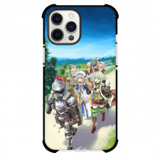 Goblin Slayer Phone Case For iPhone Samsung Galaxy Pixel OnePlus Vivo Xiaomi Asus Sony Motorola Nokia - Goblin Slayer Walk in Group on Road with Greenery Pattern Background