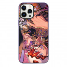 Gokurakugai Phone Case For iPhone Samsung Galaxy Pixel OnePlus Vivo Xiaomi Asus Sony Motorola Nokia - Alma And Tao Saotome Eating Candy Poster