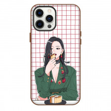 Gokurakugai Dara Kurogane Phone Case For iPhone Samsung Galaxy Pixel OnePlus Vivo Xiaomi Asus Sony Motorola Nokia - Dara Kurogane Eating Bread Portrait