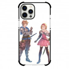 Granblue Fantasy Relink Case For iPhone Samsung Galaxy Pixel OnePlus Vivo Xiaomi Asus Sony Motorola Nokia - Gran And Djeeta Talking In White Background