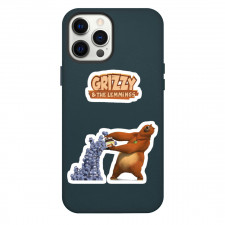 Grizzy and The Lemmings Phone Case For iPhone Samsung Galaxy Pixel OnePlus Vivo Xiaomi Asus Sony Motorola Nokia - Fought Over Honey Series Sticker
