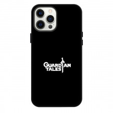 Guardian Tales Phone Case For iPhone Samsung Galaxy Pixel OnePlus Vivo Xiaomi Asus Sony Motorola Nokia - Series Wordmark In Black Background