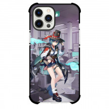 Guardian Tales Yuna Phone Case For iPhone Samsung Galaxy Pixel OnePlus Vivo Xiaomi Asus Sony Motorola Nokia - Yuna Sitting Portrait In Office Background
