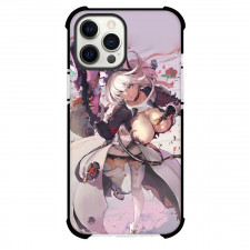 Guilty Gear Elphelt Valentine Case For iPhone Samsung Galaxy Pixel OnePlus Vivo Xiaomi Asus Sony Motorola Nokia - Elphelt Valentine Holding Gun Pink Background