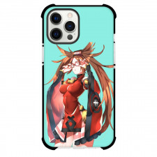 Guilty Gear Jam Kuradoberi Case For iPhone Samsung Galaxy Pixel OnePlus Vivo Xiaomi Asus Sony Motorola Nokia - Jam Kuradoberi Wearing Eyeglass Aqua Background
