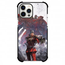 Gundam Char CA Phone Case For iPhone Samsung Galaxy Pixel OnePlus Vivo Xiaomi Asus Sony Motorola Nokia - Sazabi & Aznable Mobile Suit Transformer Robot
