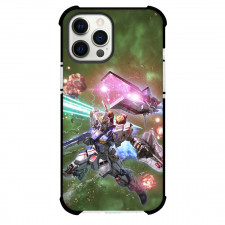 Gundam Base Fukuoka - Nu Phone Case For iPhone Samsung Galaxy Pixel OnePlus Vivo Xiaomi Asus Sony Motorola Nokia - Fukuoka - Nu Fight Scene with Gadgets Pattern Background