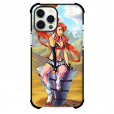 Gurren Lagann Yoko Littner Case For iPhone Samsung Galaxy Pixel OnePlus Vivo Xiaomi Asus Sony Motorola Nokia - Yoko Littner Sitting on Drill
