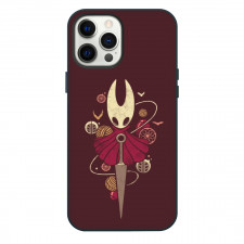Hollow Knight Silksong Hornet Phone Case For iPhone Samsung Galaxy Pixel OnePlus Vivo Xiaomi Asus Sony Motorola Nokia - Hornet Fierce Portrait Sticker Maroon Background