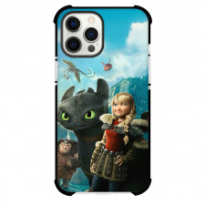 How To Train Your Dragon Phone Case For iPhone Samsung Galaxy Pixel OnePlus Vivo Xiaomi Asus Sony Motorola Nokia - Astrid With Night Fury And Fishlegs Poster