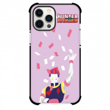 Hunter X Hunter Hisoka Phone Case For iPhone Samsung Galaxy Pixel OnePlus Vivo Xiaomi Asus Sony Motorola Nokia - Hisoka Minimalist On Pink Background
