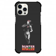 Hunter X Hunter Hisoka Phone Case For iPhone Samsung Galaxy Pixel OnePlus Vivo Xiaomi Asus Sony Motorola Nokia - Hisoka Portrait Minimalist On Black Background