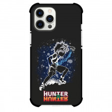 Hunter X Hunter Killua Zoldyck Phone Case For iPhone Samsung Galaxy Pixel OnePlus Vivo Xiaomi Asus Sony Motorola Nokia - Killua Zoldyck Attack Mode Minimalist On Black Background