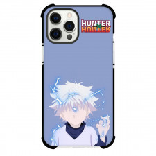 Hunter X Hunter Killua Zoldyck Phone Case For iPhone Samsung Galaxy Pixel OnePlus Vivo Xiaomi Asus Sony Motorola Nokia - Killua Zoldyck Minimalist On Purple Background