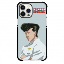 Hunter X Hunter Knuckle Bine Phone Case For iPhone Samsung Galaxy Pixel OnePlus Vivo Xiaomi Asus Sony Motorola Nokia - Knuckle Bine Minimalist On Grey Background