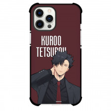 Haikyu Kuroo Tetsurou Phone Case For iPhone Samsung Galaxy Pixel OnePlus Vivo Xiaomi Asus Sony Motorola Nokia - Kuroo Tetsurou Looks Formal with Brown Background