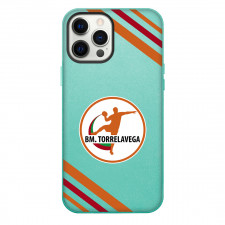Bathco Balonmano Torrelavega Phone Case For iPhone Samsung Galaxy Pixel OnePlus Vivo Xiaomi Asus Sony Motorola Nokia - Large Logo With Stripe