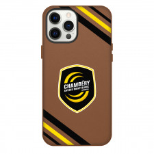 Chambery Savoie Mont Blanc Handball Phone Case For iPhone Samsung Galaxy Pixel OnePlus Vivo Xiaomi Asus Sony Motorola Nokia - Large Logo With Stripe