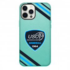 Union Sportive Créteil Handball Phone Case For iPhone Samsung Galaxy Pixel OnePlus Vivo Xiaomi Asus Sony Motorola Nokia - Large Logo With Stripe