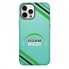 Union Sportive des Anciens du Mont Duplan Nimes Gard Phone Case For iPhone Samsung Galaxy Pixel OnePlus Vivo Xiaomi Asus Sony Motorola Nokia - Large Logo With Stripe