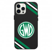 Turn und Sportverein Grün Weiß Dankersen-Minden e. V. Phone Case For iPhone Samsung Galaxy Pixel OnePlus Vivo Xiaomi Asus Sony Motorola Nokia - Large Logo With Stripe