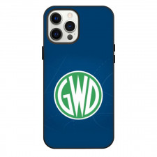 Turn und Sportverein Grün Weiß Dankersen-Minden e. V. Phone Case For iPhone Samsung Galaxy Pixel OnePlus Vivo Xiaomi Asus Sony Motorola Nokia - Logo Blue Lines Background
