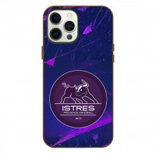 Istres Provence Handball Phone Case For iPhone Samsung Galaxy Pixel OnePlus Vivo Xiaomi Asus Sony Motorola Nokia - Logo Purple Abstract Background