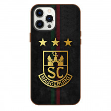 Sportclub Magdeburg e. V. Phone Case For iPhone Samsung Galaxy Pixel OnePlus Vivo Xiaomi Asus Sony Motorola Nokia - Logo Gold Grunge Poster