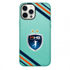 Montpellier Handball Phone Case For iPhone Samsung Galaxy Pixel OnePlus Vivo Xiaomi Asus Sony Motorola Nokia - Large Logo With Stripe