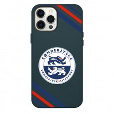 Sonderjysk Elitesport Herrehandbold Phone Case For iPhone Samsung Galaxy Pixel OnePlus Vivo Xiaomi Asus Sony Motorola Nokia - Large Logo With Stripe