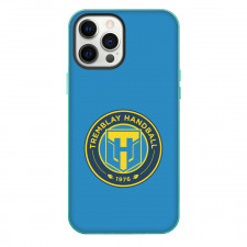 Tremblayen-France Handball Phone Case For iPhone Samsung Galaxy Pixel OnePlus Vivo Xiaomi Asus Sony Motorola Nokia - Logo Cyan Background