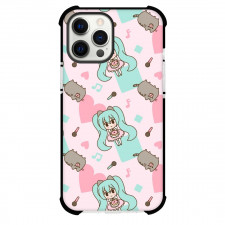 Hatsune Miku Case For iPhone Samsung Galaxy Pixel OnePlus Vivo Xiaomi Asus Sony Motorola Nokia - Chibi Pattern Art