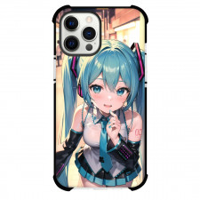 Hatsune Miku Case For iPhone Samsung Galaxy Pixel OnePlus Vivo Xiaomi Asus Sony Motorola Nokia - Hatsune Miku Lean Forward Street Background