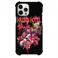 Hazbin Hotel Phone Case For iPhone Samsung Galaxy Pixel OnePlus Vivo Xiaomi Asus Sony Motorola Nokia - Hazbin Hotel Character Illustration Art On Black Background