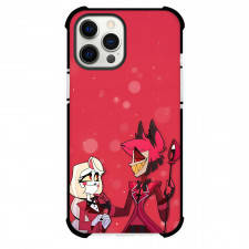 Hazbin Hotel Phone Case For iPhone Samsung Galaxy Pixel OnePlus Vivo Xiaomi Asus Sony Motorola Nokia - Charlie Morningstar And Alastor On Red Background