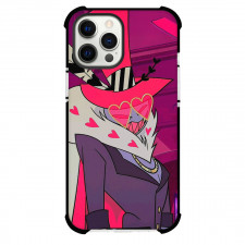 Hazbin Hotel Valentino Phone Case For iPhone Samsung Galaxy Pixel OnePlus Vivo Xiaomi Asus Sony Motorola Nokia - Valentino Wear Purple Coat And Heart Shape Glasses Illustration Art