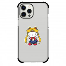 Sanrio Hello Kitty Sailor Moon Phone Case For iPhone Samsung Galaxy Pixel OnePlus Vivo Xiaomi Asus Sony Motorola Nokia - Sanrio Hello Sailor Moon Sticker