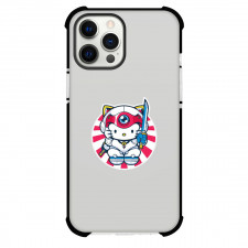 Sanrio Hello Kitty Samurai Phone Case For iPhone Samsung Galaxy Pixel OnePlus Vivo Xiaomi Asus Sony Motorola Nokia - Sanrio Hello Kitty Samurai Sticker