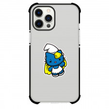 Sanrio Hello Kitty Smurfette Phone Case For iPhone Samsung Galaxy Pixel OnePlus Vivo Xiaomi Asus Sony Motorola Nokia - Sanrio Hello Kitty Smurfette Sticker