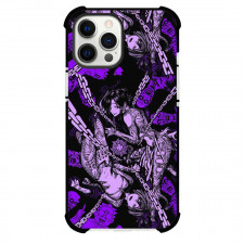 Hells Paradise Jigokuraku Phone Case For iPhone Samsung Galaxy Pixel OnePlus Vivo Xiaomi Asus Sony Motorola Nokia - Yamada Asaemon Sagiri And Yuzuriha Final Chapter Special Purple Illustration Art