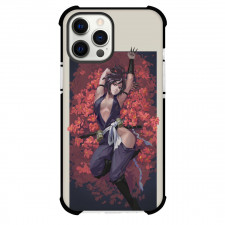 Hells Paradise Jigokuraku Yuzuriha Phone Case For iPhone Samsung Galaxy Pixel OnePlus Vivo Xiaomi Asus Sony Motorola Nokia - Yuzuriha Laying On Red Flower Anime Art
