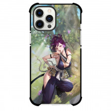 Hells Paradise Jigokuraku Yuzuriha Phone Case For iPhone Samsung Galaxy Pixel OnePlus Vivo Xiaomi Asus Sony Motorola Nokia - Yuzuriha Sitting Under A Tree Anime Art