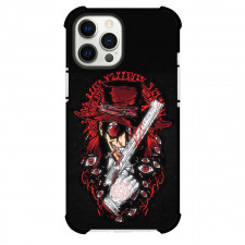 Hellsing Alucard Phone Case For iPhone Samsung Galaxy Pixel OnePlus Vivo Xiaomi Asus Sony Motorola Nokia - Alucard Fanart Painting On Black Background