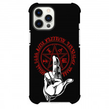 Hellsing Phone Case For iPhone Samsung Galaxy Pixel OnePlus Vivo Xiaomi Asus Sony Motorola Nokia - Hellsing Pentagram Symbol On Black Background