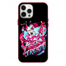 Helluva Boss Beelzebub Phone Case For iPhone Samsung Galaxy Pixel OnePlus Vivo Xiaomi Asus Sony Motorola Nokia - Beelzebub Trick Or Treat Illustration Art On Black Background